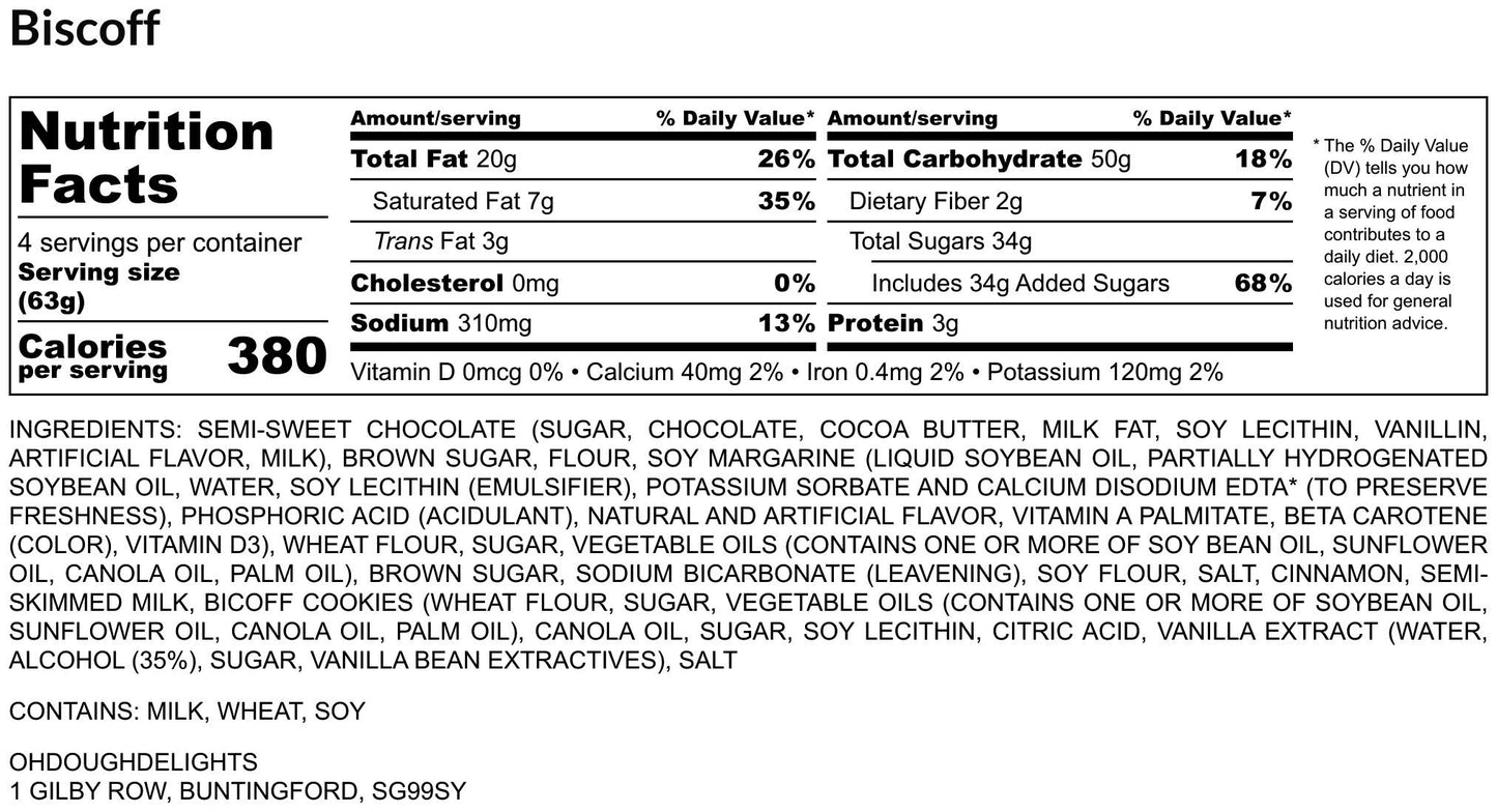 Biscoff Cookie Dough 250g Tub